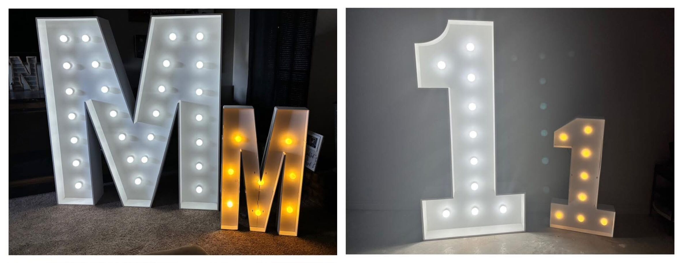The Wright Lights compared to a typical online supplier